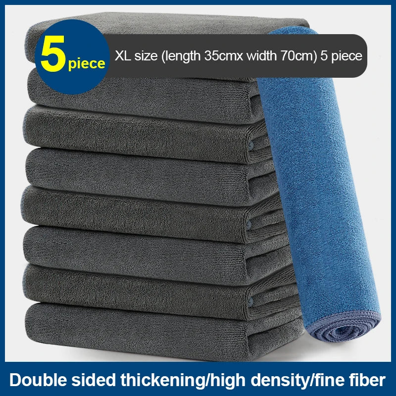 Thick Double Layer Microfiber Car Washing & Drying Towels