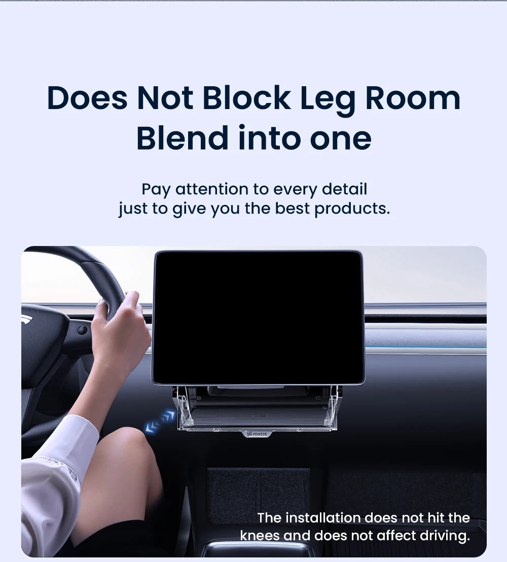 Magnetic Under Screen Storage Box for Tesla Model 3, Y and YL