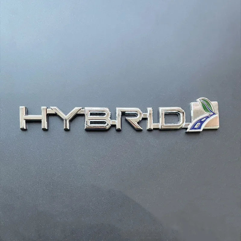 3D Metal Hybrid Fender and Trunk Emblem Badge Decal for Cars - view 5