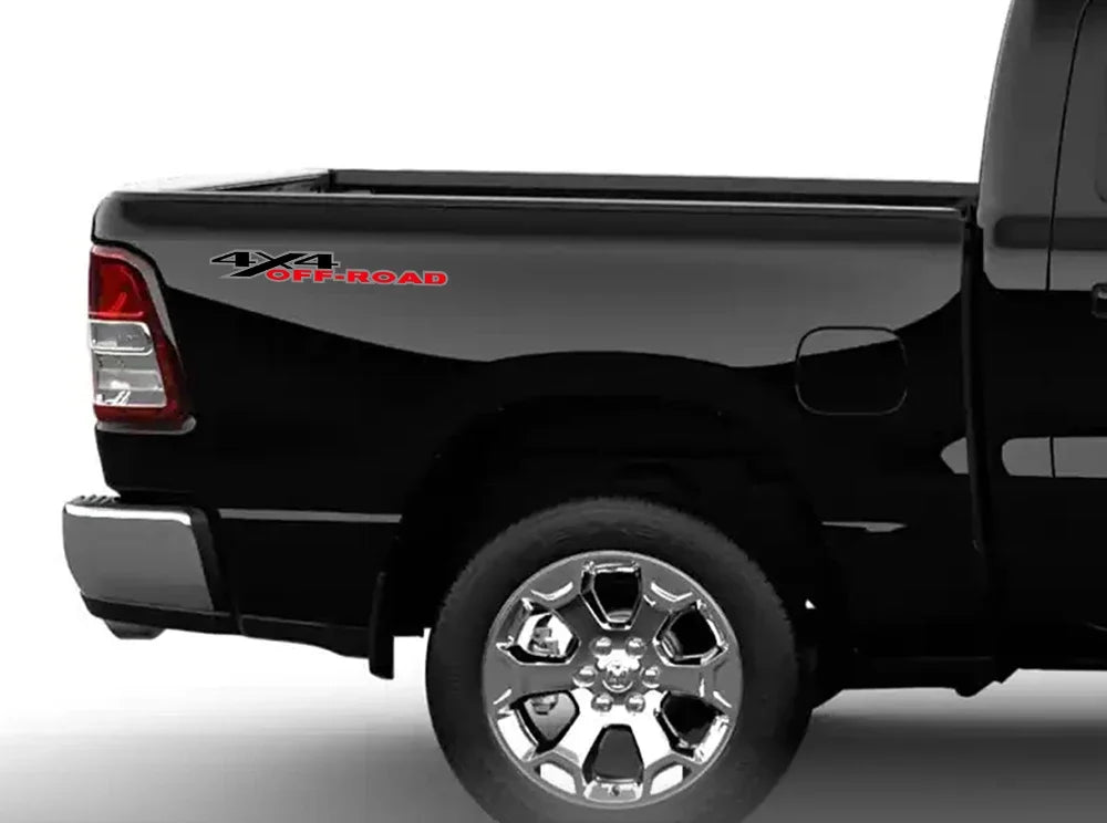 Durable 4x4 Off-Road Vinyl Decals for Pickup Trucks - 2-Pack - image 7