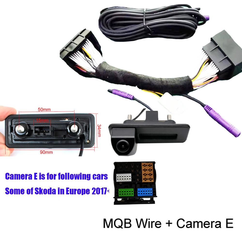 Dynamic Rear View Camera for VW Audi & Skoda | 140° CanBus - image 8