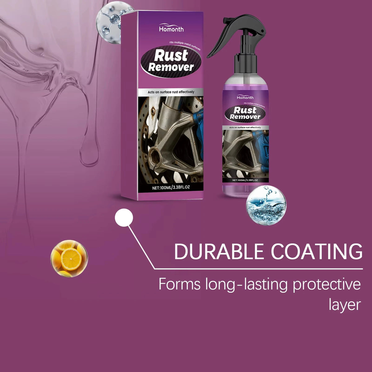 Rust Remover Spray for Car, Tools & All Metal Surfaces - image 5