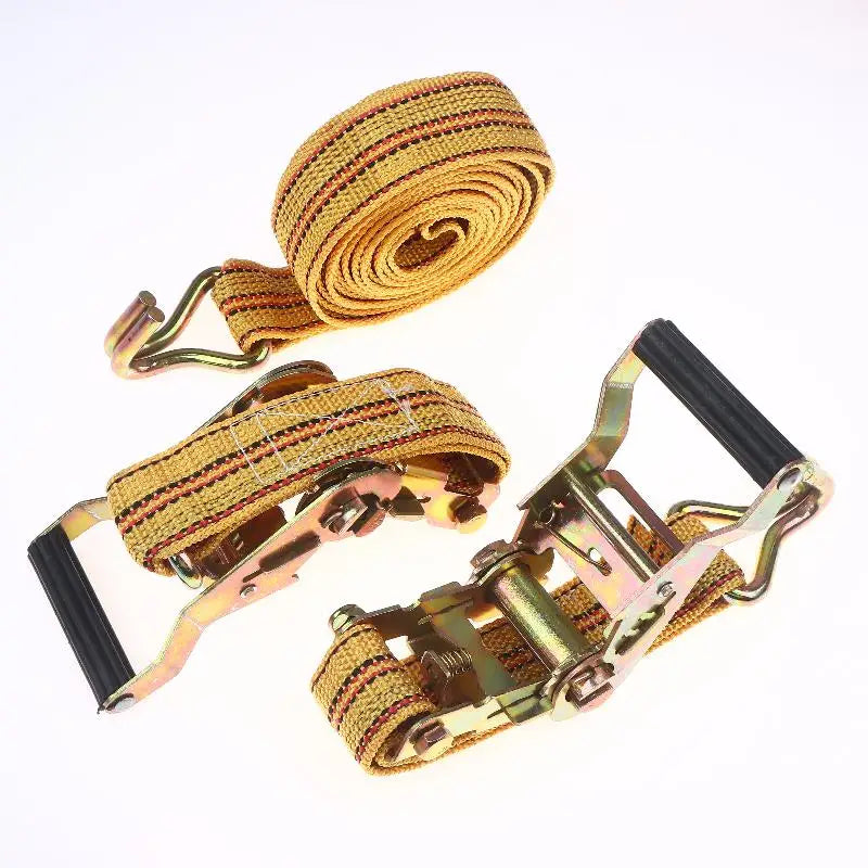Double Hook Heavy-Duty Ratchet Tie Down Straps 2/3/4/6m Long for Truck Cargo Safety