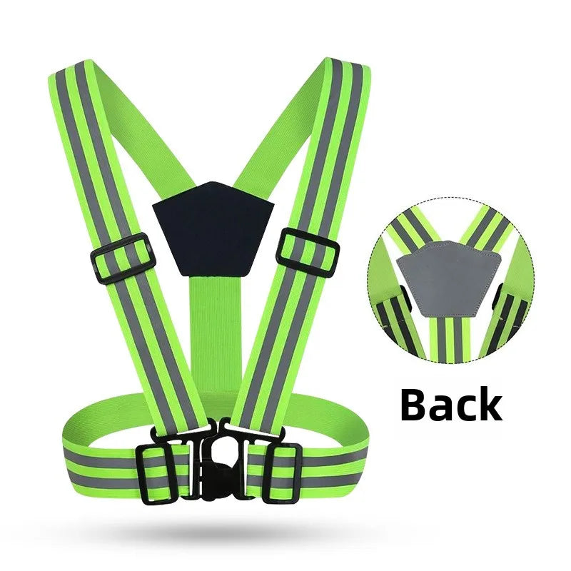 Reflective Safety Vest Backpack for Night Cycling & Running - image 4