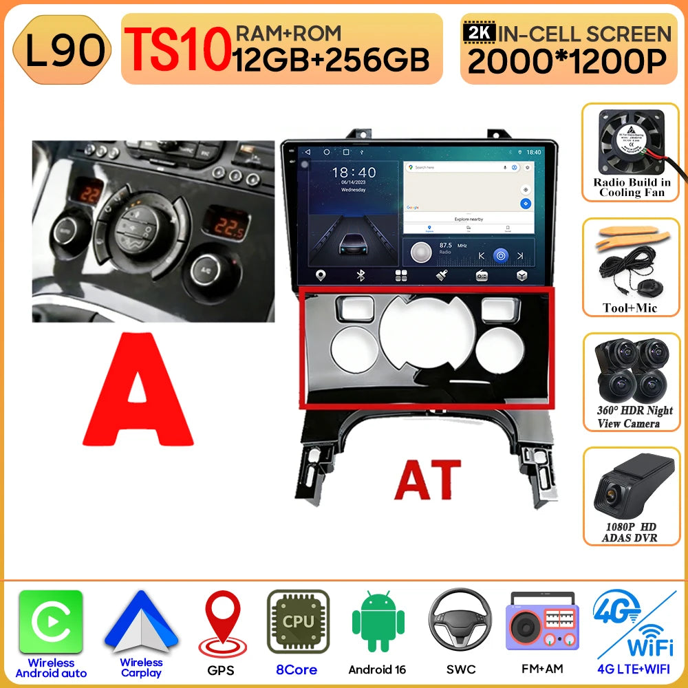 9-Inch Multimedia System for Peugeot 3008/5008 with CarPlay - image 7