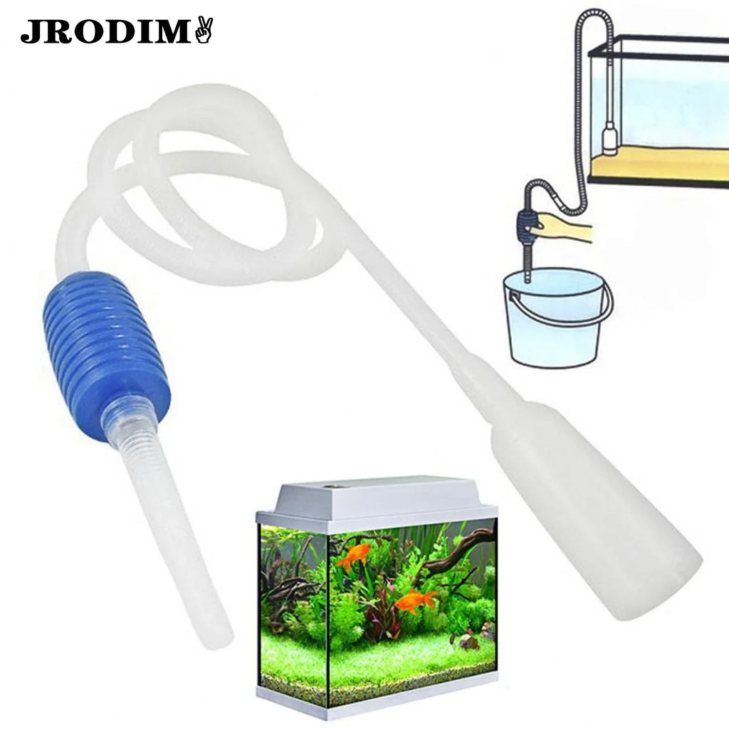 Semi-automatic Aquarium Clean Vacuum Water Change Changer Gravel Aquarium Simple Fish Tank Vacuum Siphon Pump Cleaner