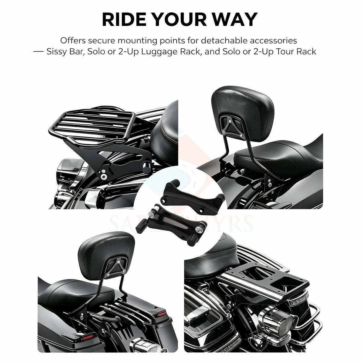 4-Point Docking Hardware Kit for Harley Touring 2014-2026 - image 10