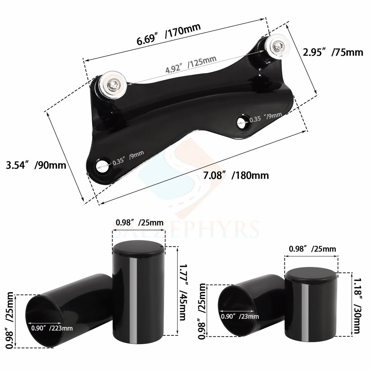 4-Point Docking Hardware Kit for Harley Touring 2014-2026 - image 4