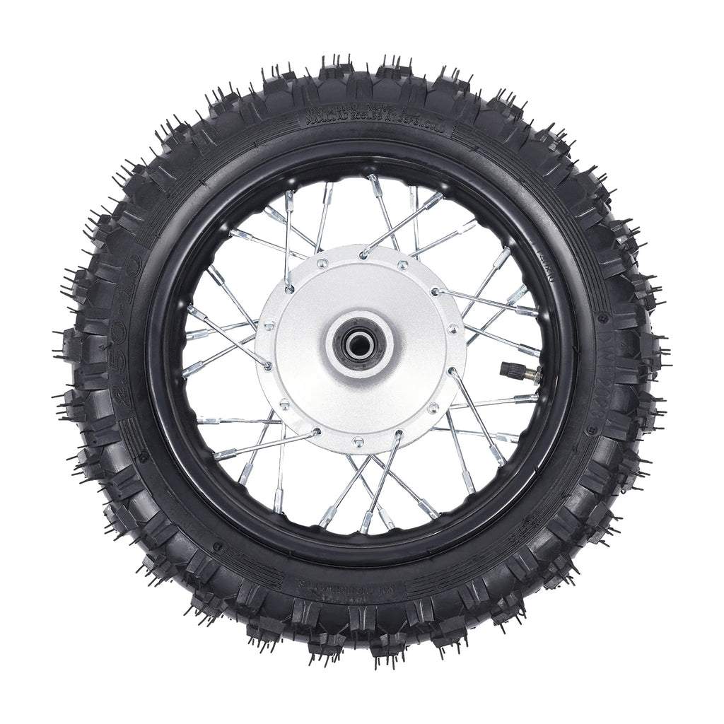 2.5-10 Dirt Bike Wheel Set with Sprocket for CRF50 & KLX110 - image 5