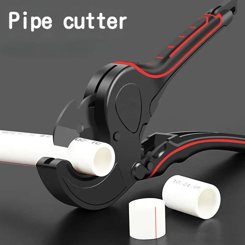 Pipe Cutter 32–75mm – Ratchet Scissors for PVC/PPR Pipes