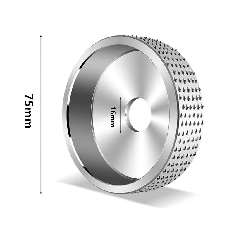 Wood Angle Grinding Wheel Carving Disc Aperture 16mm/22mm Wood Shaping for Angle Grinders