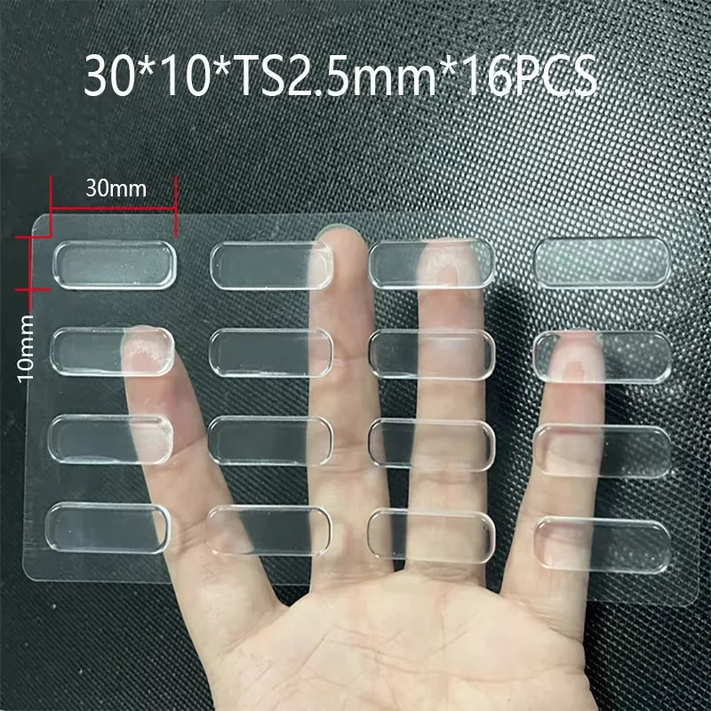 Clear Self-Adhesive Silicone Bumper Pads for Cabinets and Furniture - view 12