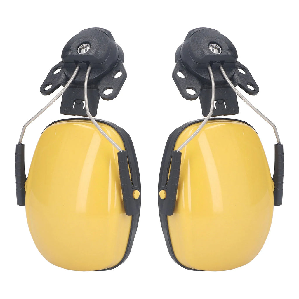Helmet Ear Muff 1 Pair Safety Helmet Ear Muff Noise Reduction Helmet Hard Hat Hearing Earmuff for Construction Site