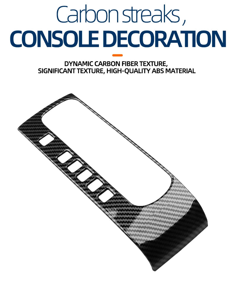 Gear Shift Panel Trim Sticker for Honda Civic 10th Gen Sedan 2016-2021
