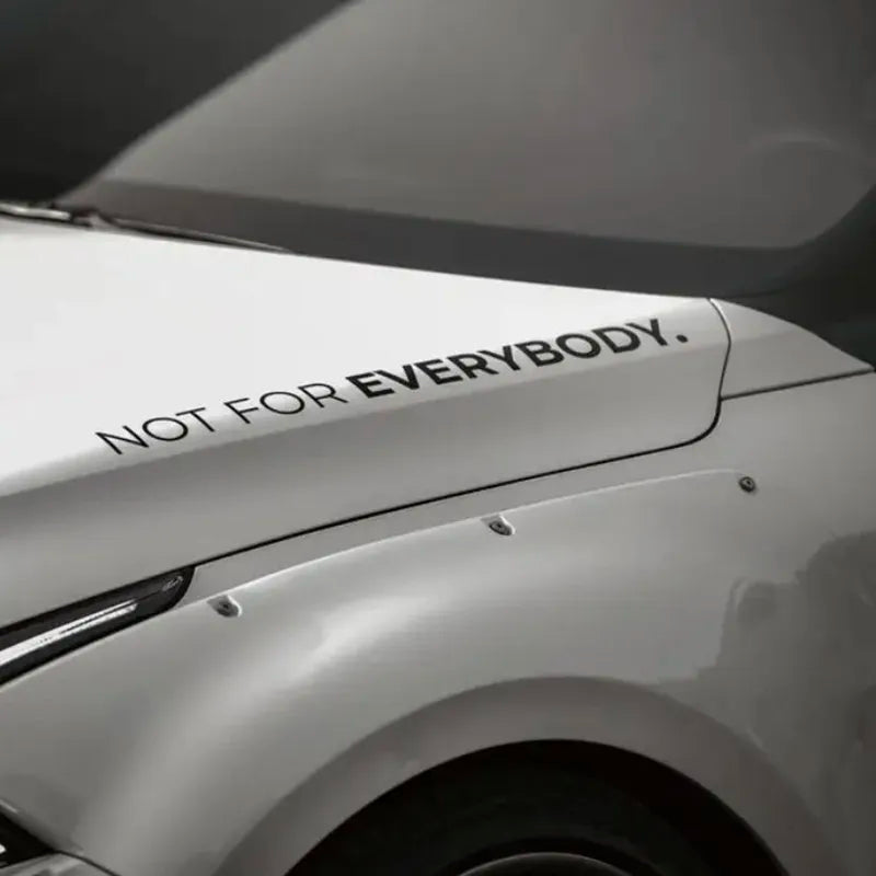 Not For Everybody JDM Car Door Decals, Racing Style Graphics - view 2