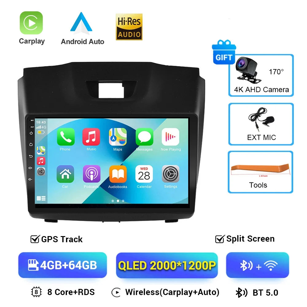 Android 16 Car Stereo for Chevy Colorado S10 Isuzu DMax GPS CarPlay - image 7
