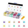 100 Pcs Mini fuses Kit Blade Fuse Assortment Kit  with Puller Tool for Car, Marine, Truck, RV Fuse Replacement
