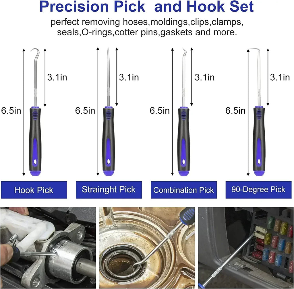 Auto Trim Removal Tool Set - Interior Panel & Clips Pry Kit - image 12