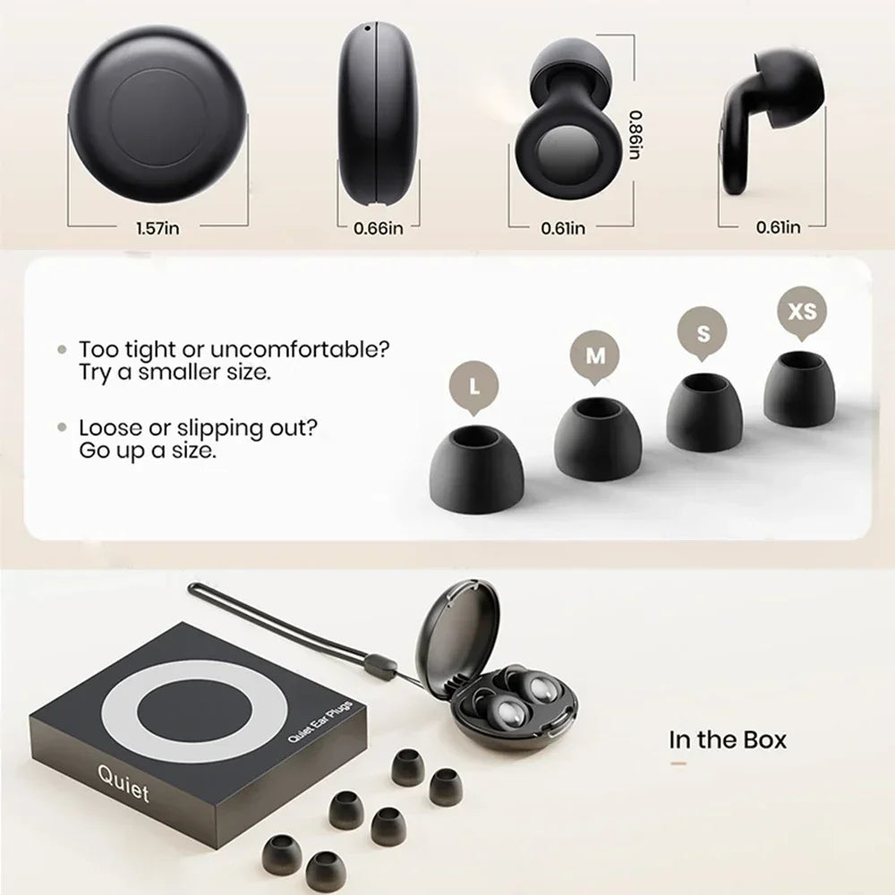 Reusable Super Soft Earplugs – Hearing Protection for Travel & Work