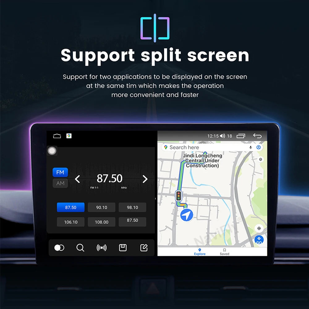 8.4" Android 14 Wireless CarPlay GPS Radio for Dodge & Jeep - image 22
