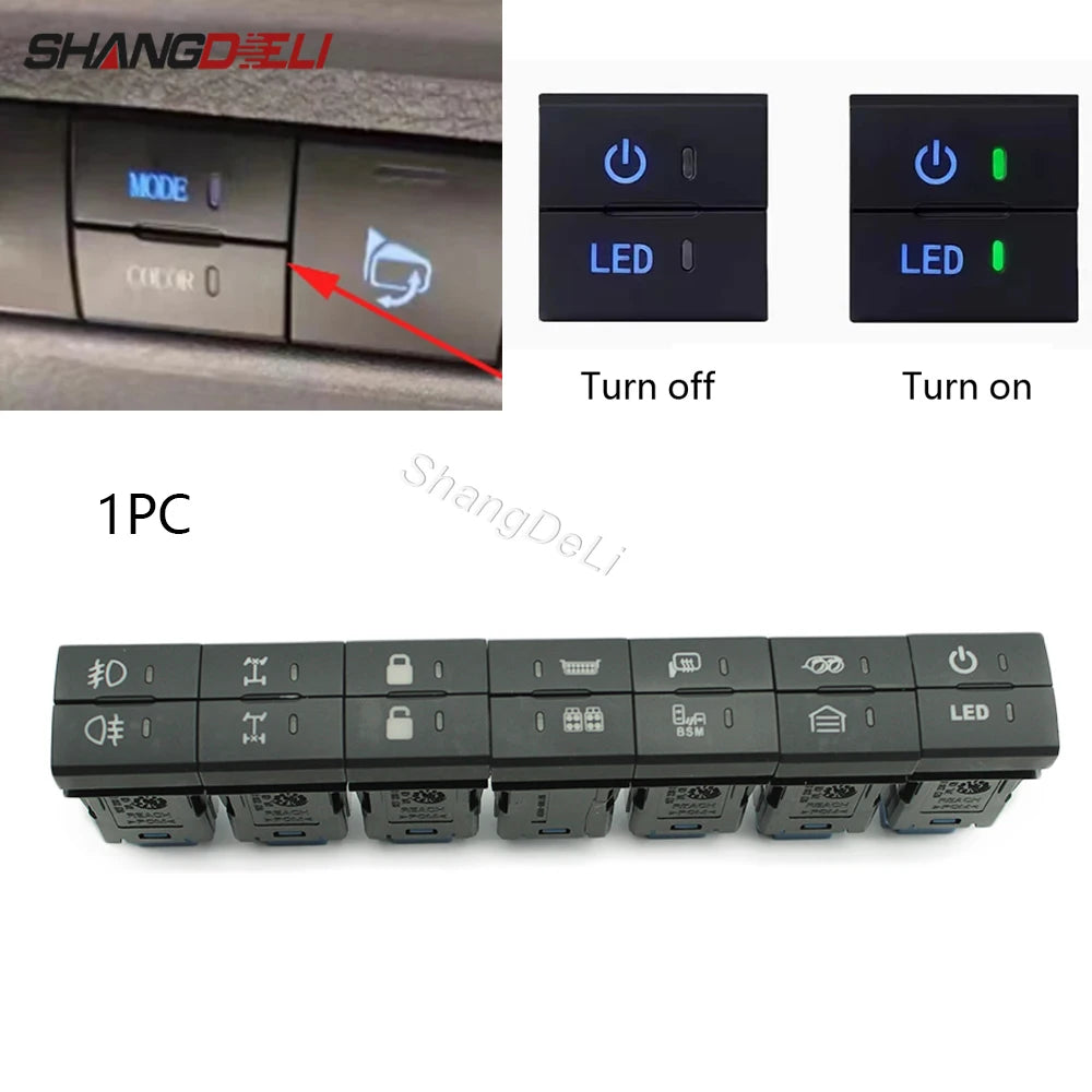 LED Fog Lamp Switch for Toyota Tundra, Tacoma & RAV4