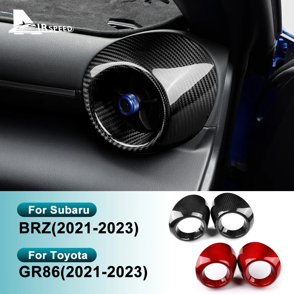 Carbon Fiber Trim Panel Sticker for Subaru BRZ/Toyota GR86 2021-2024