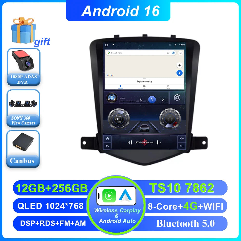 Android 16 Car Stereo for Chevy Cruze (2008-2012) - image 15
