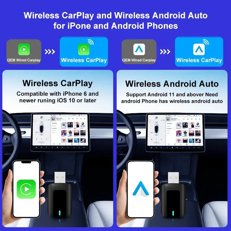 Wireless CarPlay & Android Auto Adapter - Mini AI Box for Cars - image 6