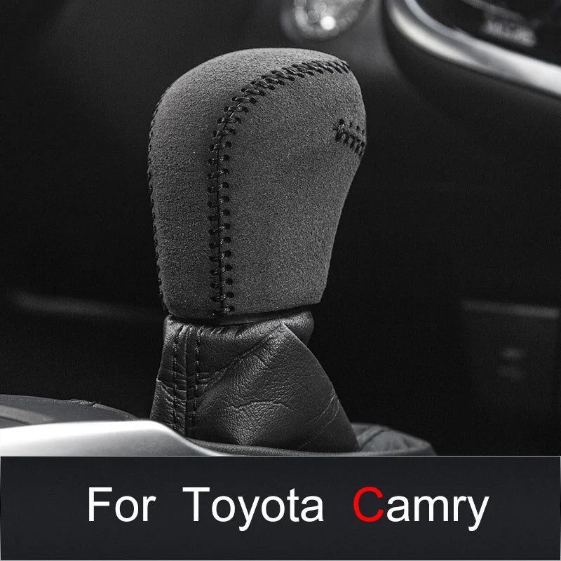Premium Leather Gear Shift Cover for Toyota Corolla Cross 2019-2023 - image 8