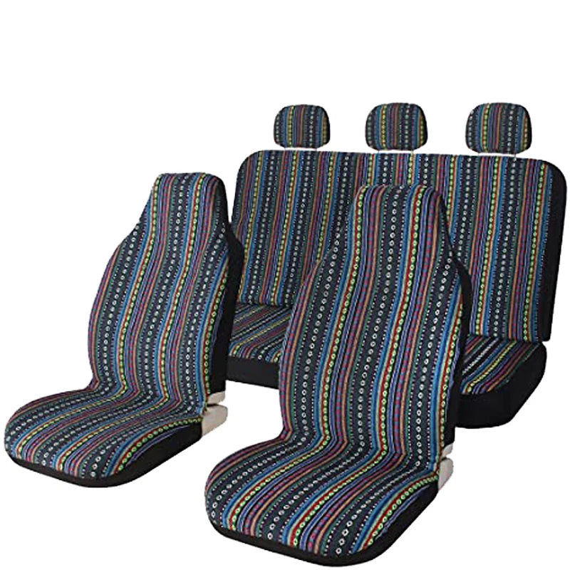 Baja Blanket Car Seat Cover Set with Steering Wheel Cover