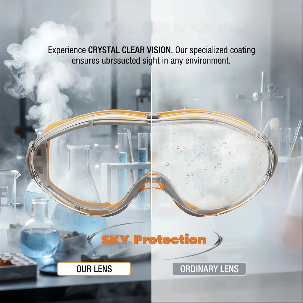 Splash-Proof Dust-Proof Safety Goggles for Work & Lab