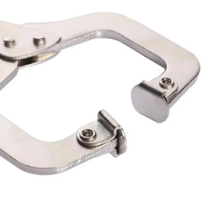 5 Inch C Clamp Locking Welding Clamp Mini Alloy Locking Pliers Assorted Set for DIY Hand Repair Woodworking Tools