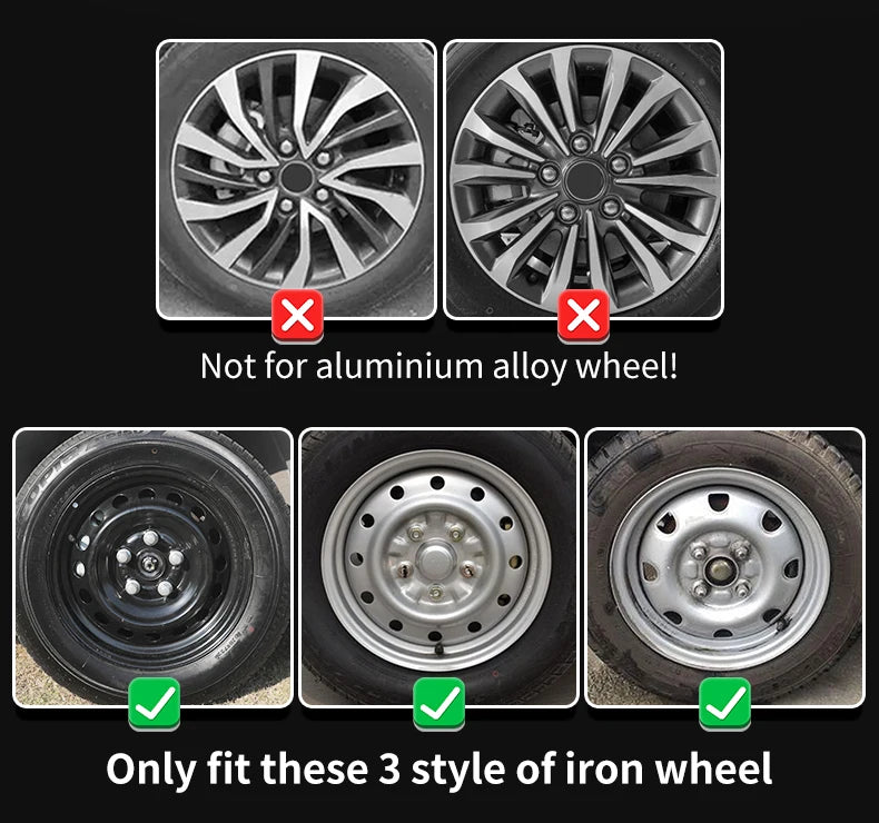 15-Inch Sport Wheel Covers for Steel Rims, Set of 4 - image 10