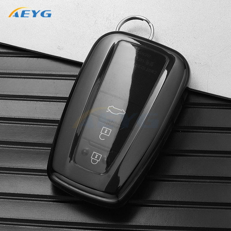 Slim TPU Car Key Fob Cover for Toyota Camry RAV4 Highlander C-HR - image 7