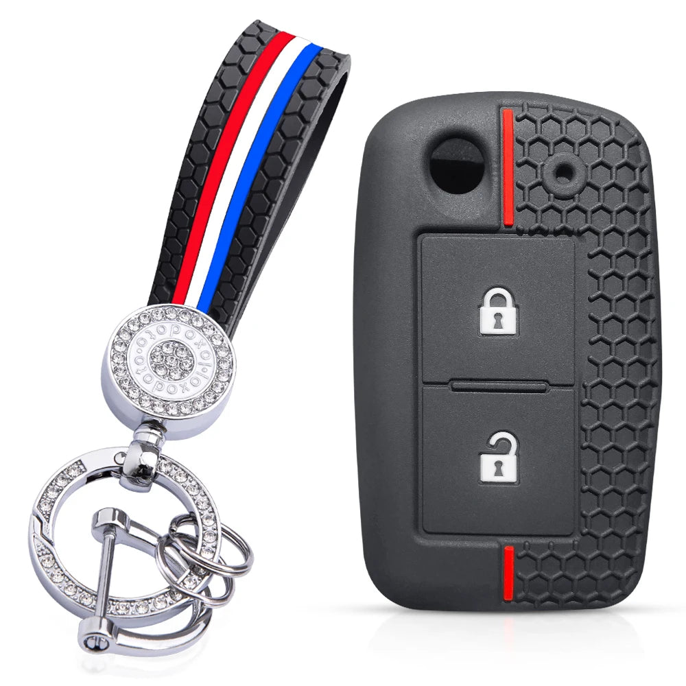 Silicone Key Fob Cover Case for Mitsubishi Triton 2024-2025