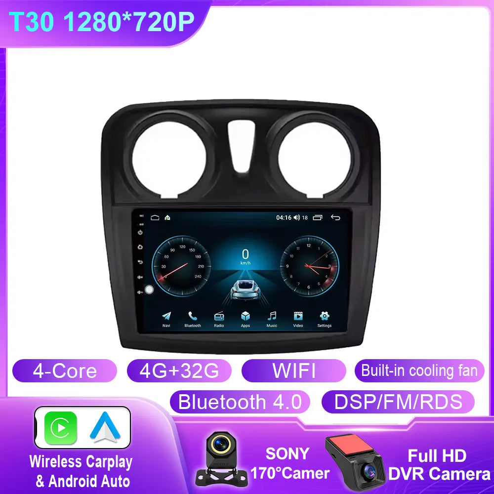 Android 9 Inch Car Stereo for Renault Logan Sandero 2012-2019 - image 8
