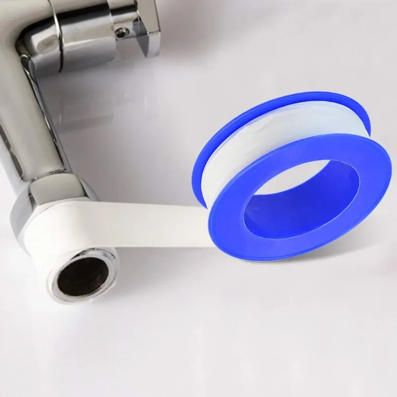 White PTFE Plumber's Tape – High-Density Pipe Thread Sealant