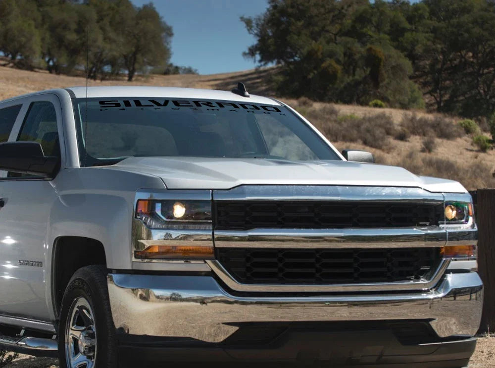 Chevrolet Silverado 1500/2500 Truck Front Windshield Vinyl Decal - image 8