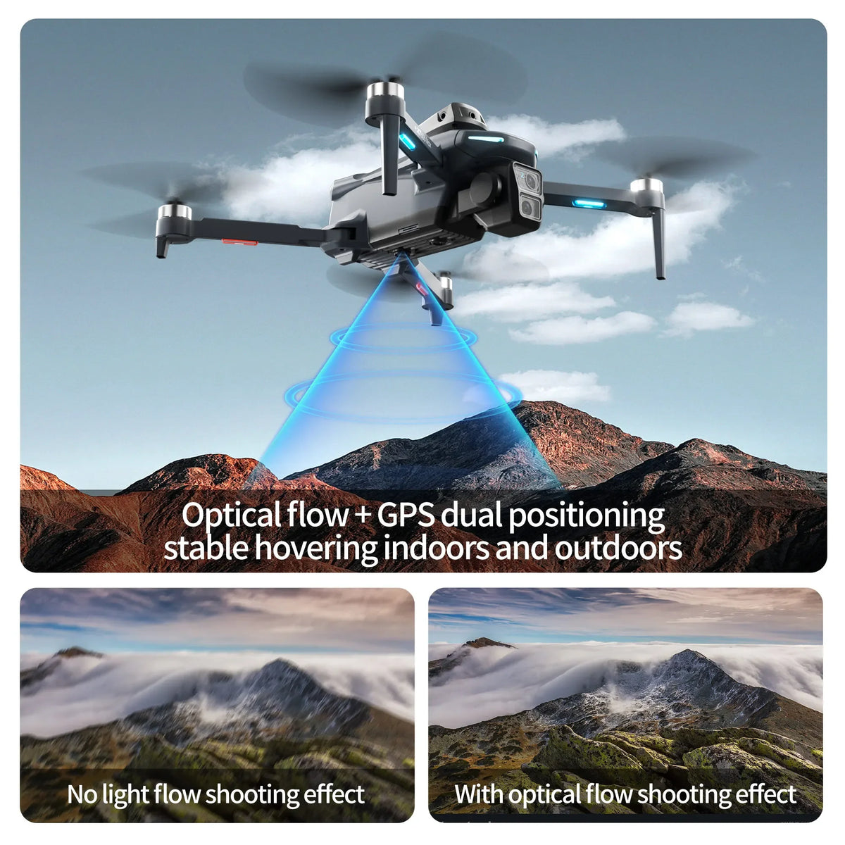 Lenovo XT606 4K GPS Drone Dual Camera 3-Axis Gimbal Brushless - image 4