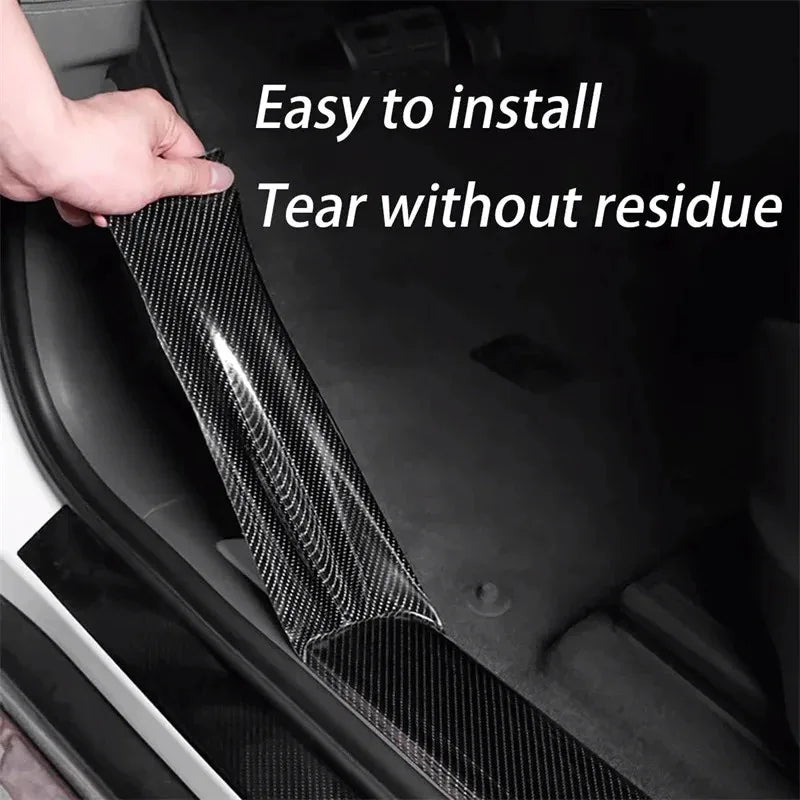 3M Carbon Fiber Car Bumper & Door Guard Protection Film - image 4