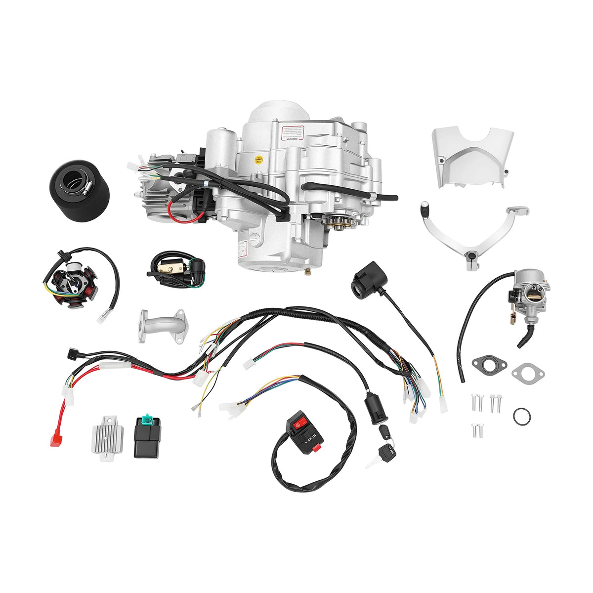 125cc 4-Stroke Engine with Reverse Gearbox for ATV & Go-Kart - image 8