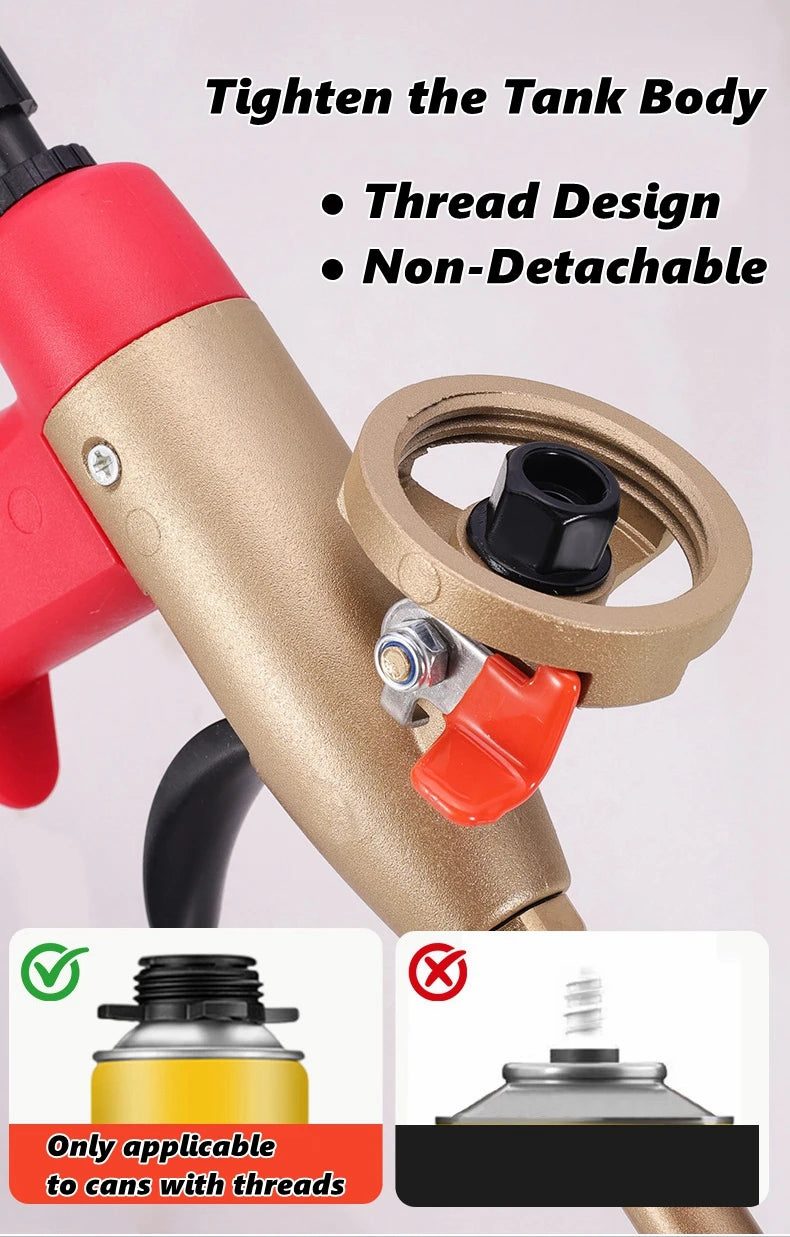 PU foam glue spray gun, sealant and expanding foam applicator