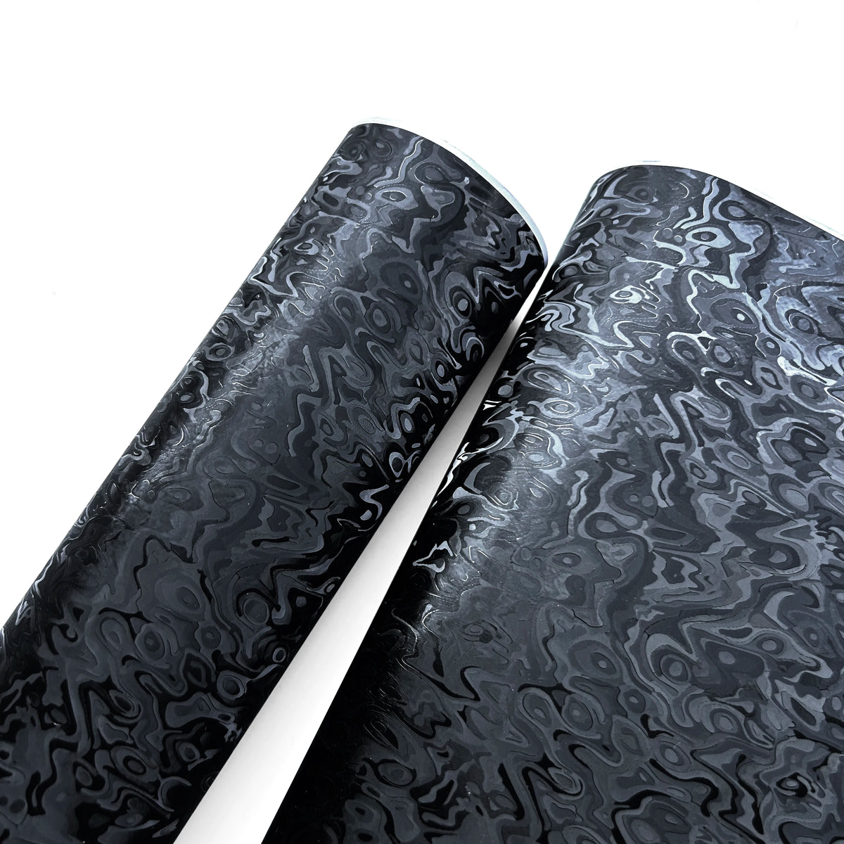 Black Forged Carbon Fiber Vinyl Wrap for Car Motorcycle Auto Sticker - image 5