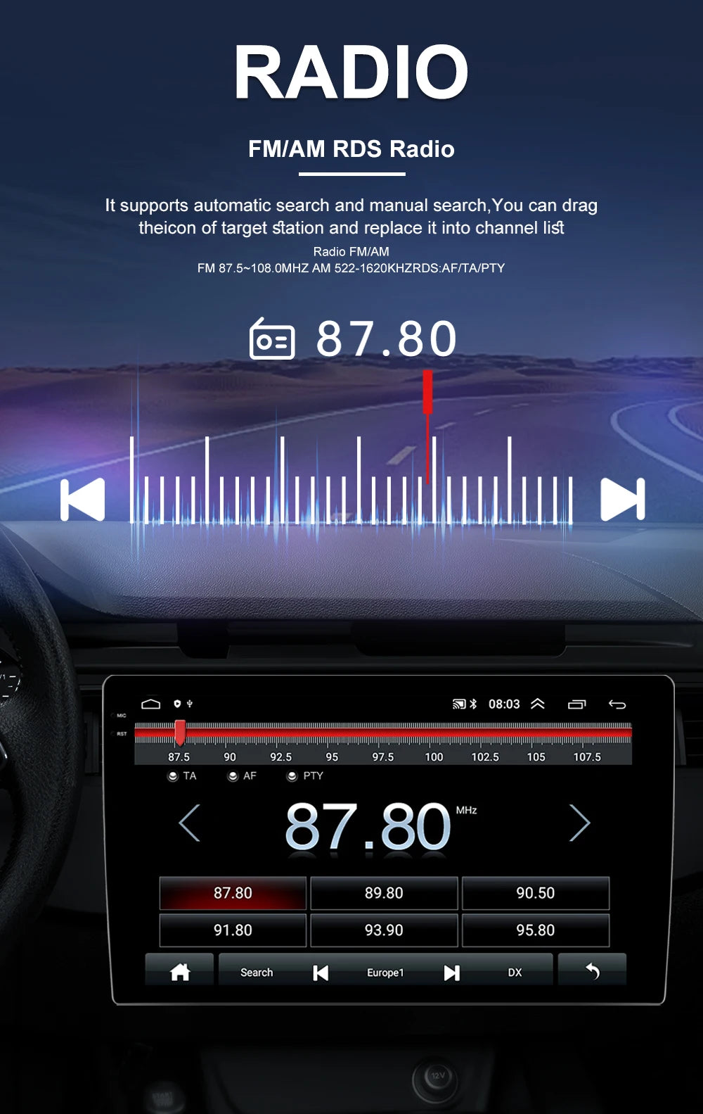 10.1-inch Android 12 Car Stereo for Dodge Ram 1500 - image 20