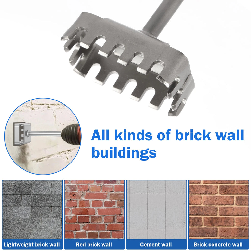 SDS Plus Square Hole Opener for Electrical Box - Rotary Hammer - image 8