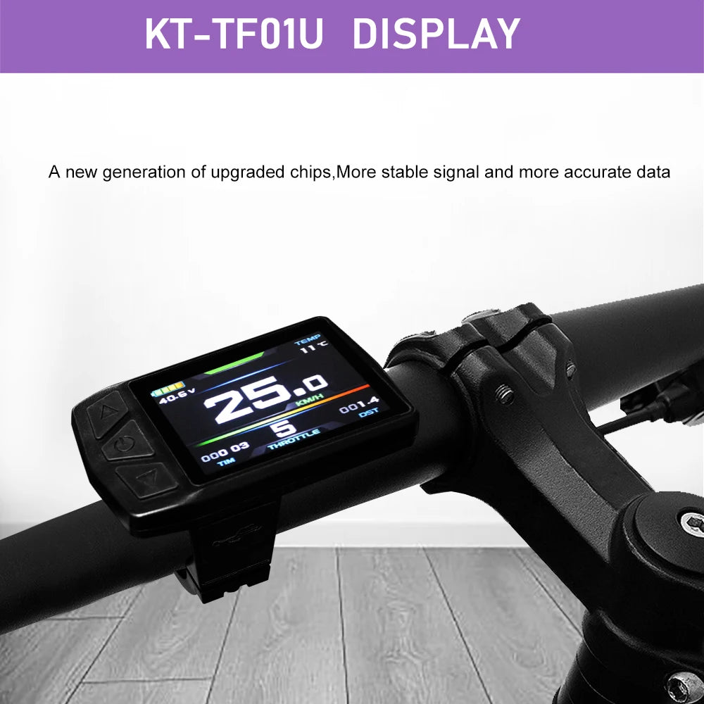 KT Ebike Display New TF01U Intelligent Colorful Display With USB 24V36V48V Kunteng Display