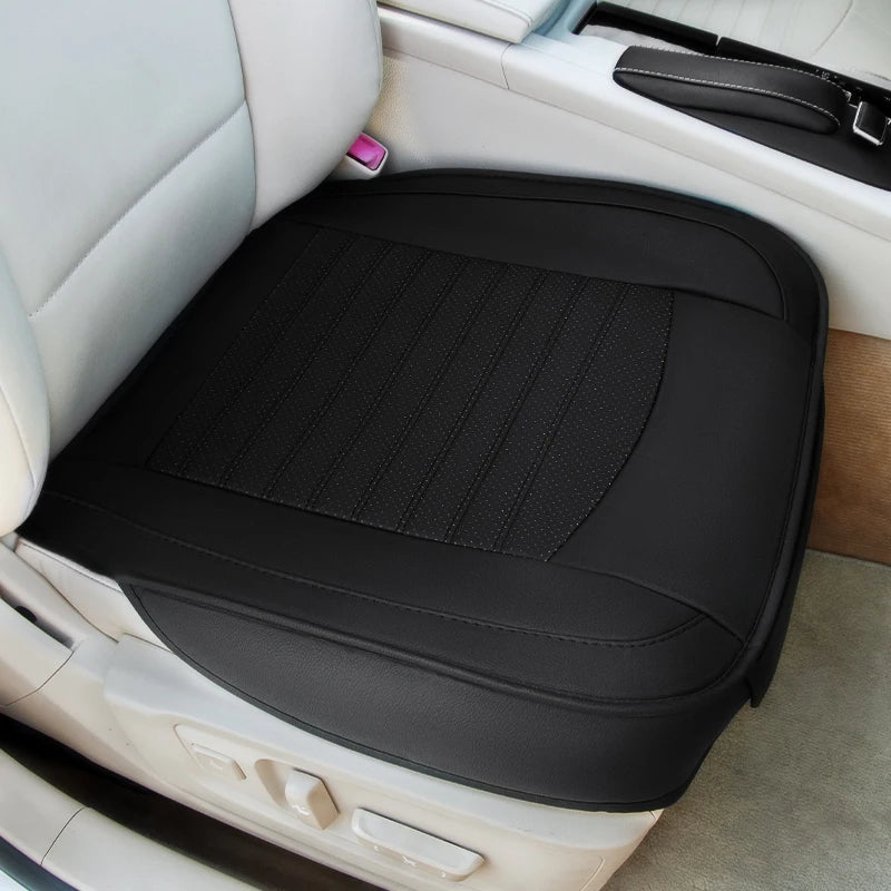 PU Leather Front Seat Cover with Anti-Slip Backing