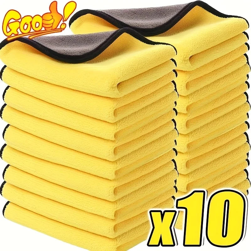 Microfiber Car Wash Towels, 3/5/10 Pack – 30x30cm