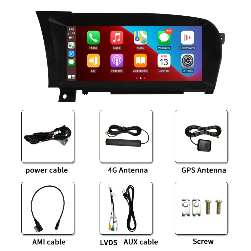 10.25-Inch Wireless Android Auto CarPlay for Mercedes S-Class - image 4