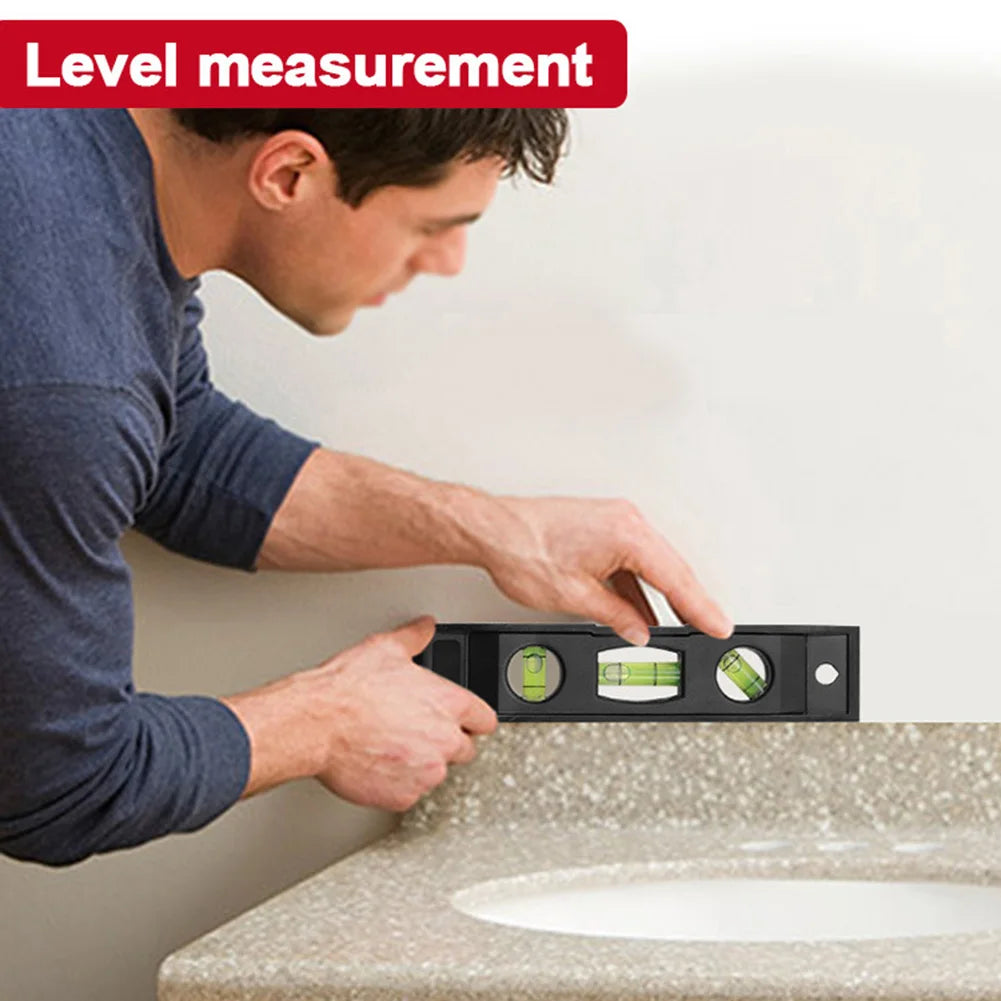 6-Inch Magnetic Torpedo Level, 3-Bubble Spirit Level, Pocket Tool - image 11